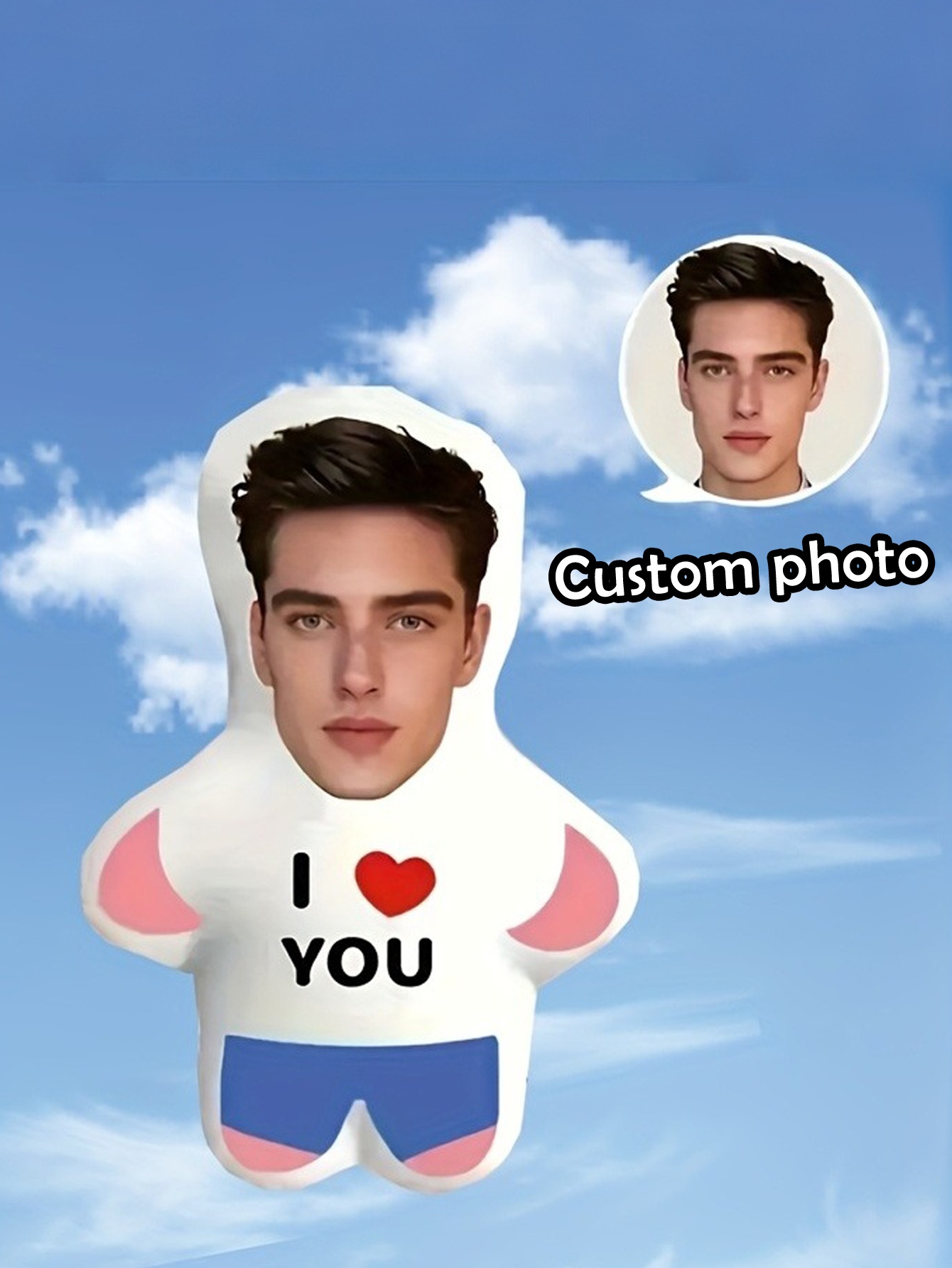 Personalized Photo Pillow – Upload Your Own Image